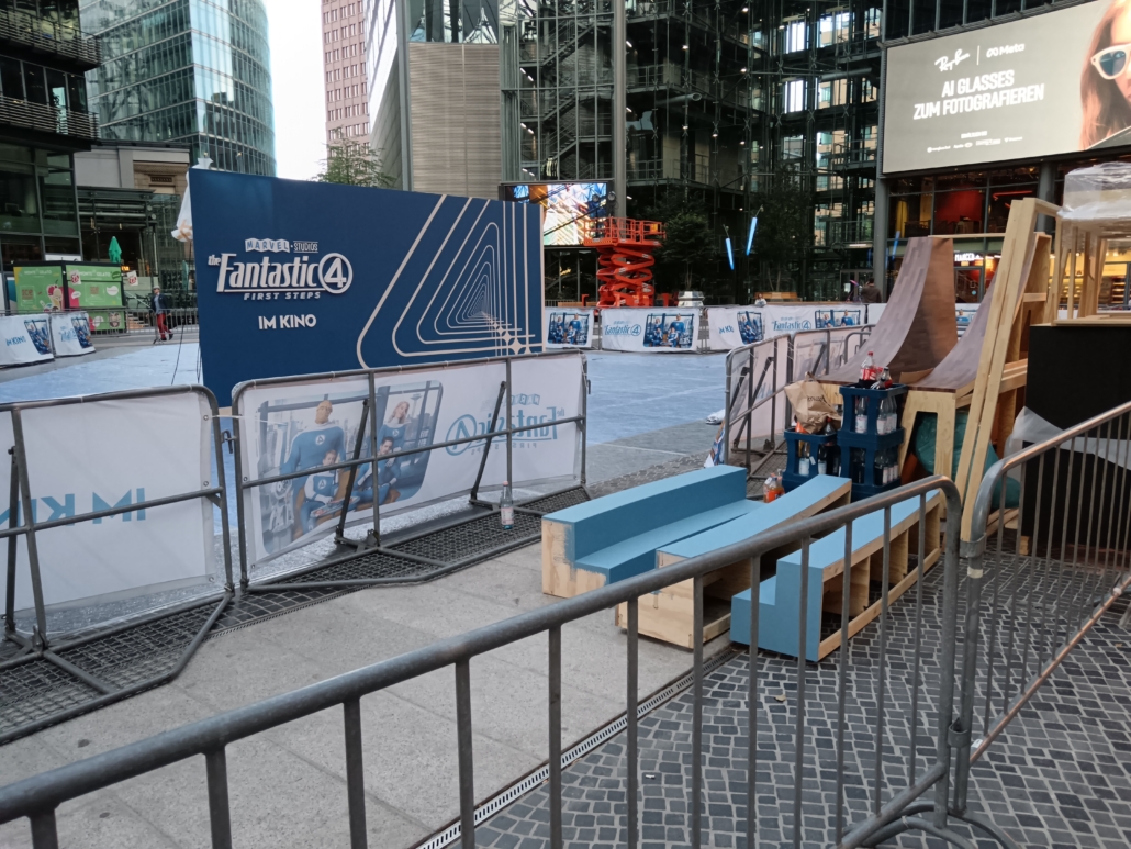 Fanzone im Sony-Center
